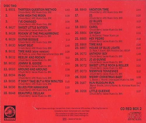 Chuck Berry The Chess Years : Booklet 2